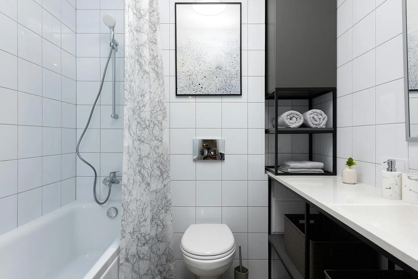 Modern Bathroom Shower Curtains
