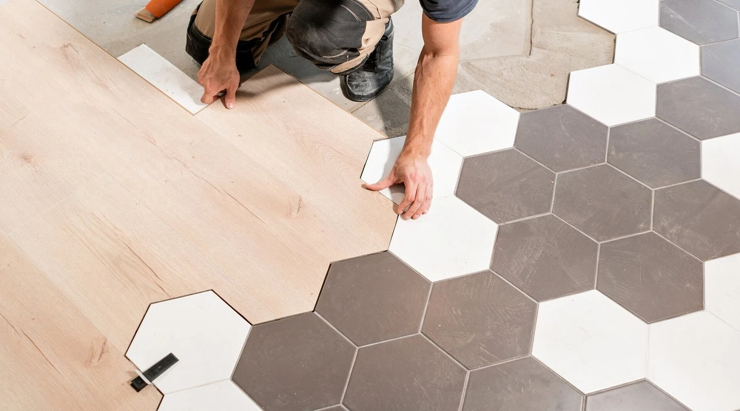 Installation of Flooring In An Orderly And Precise Manner