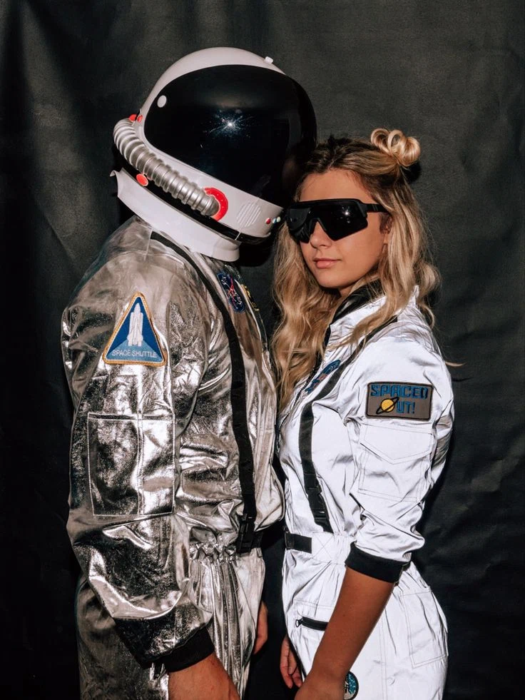 Star-Crossed Astronauts couples' Halloween costume