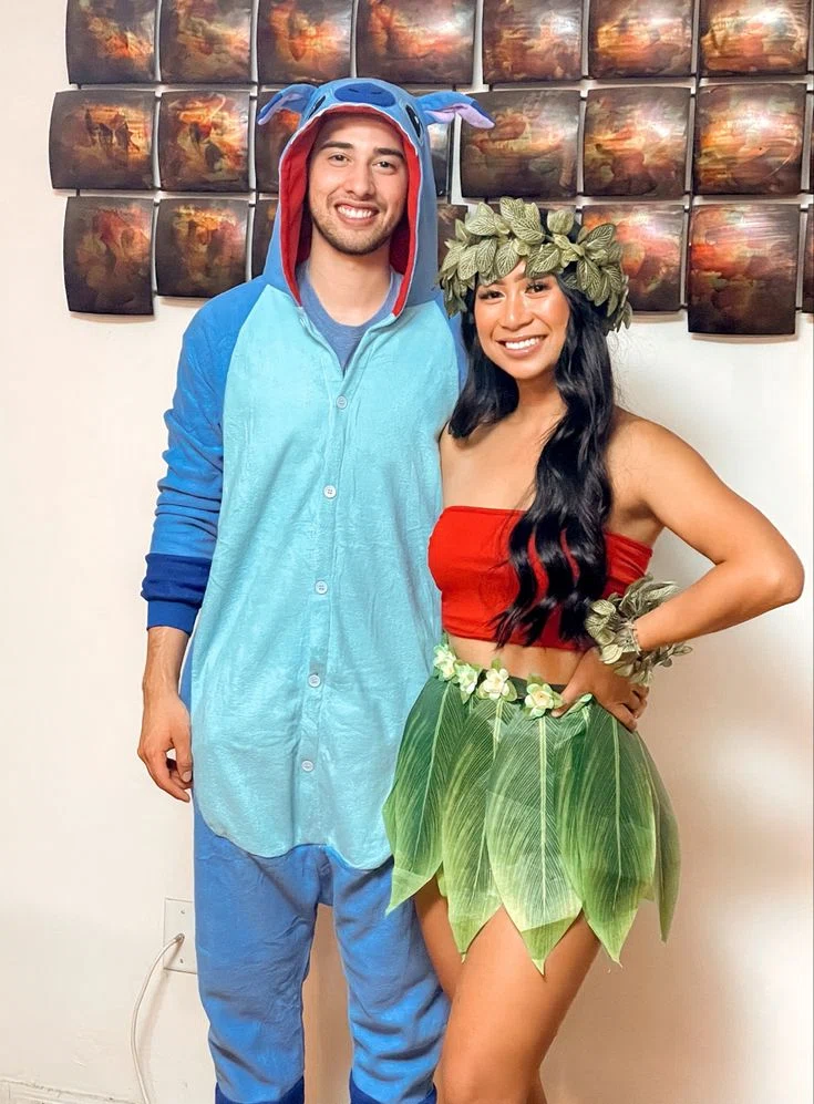 Lilo and Stitch couples' Halloween costume