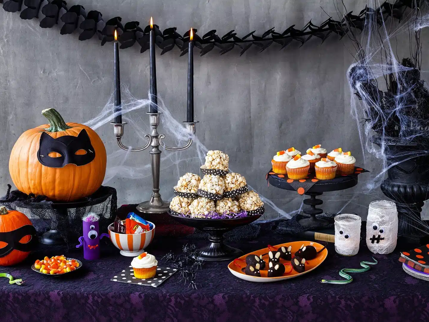 Halloween-themed Table Settings