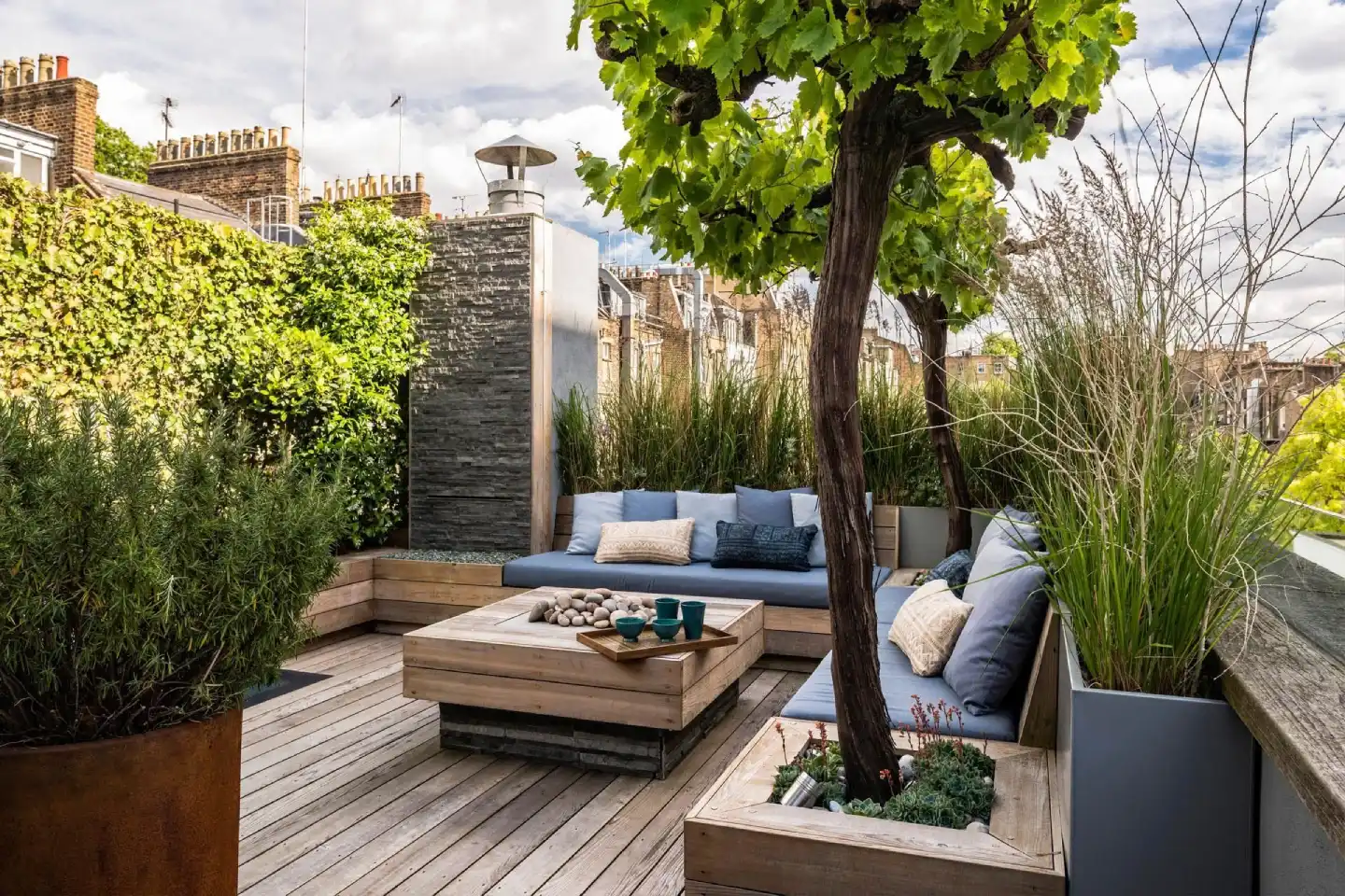 Small roof garden design pictures