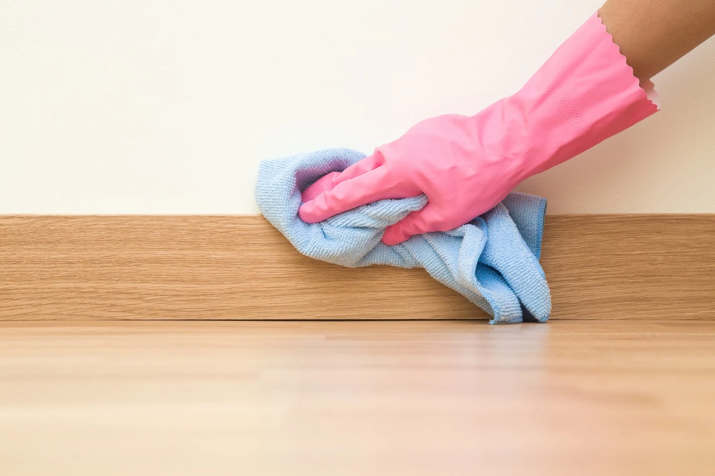 How to Clean floor baseboards?