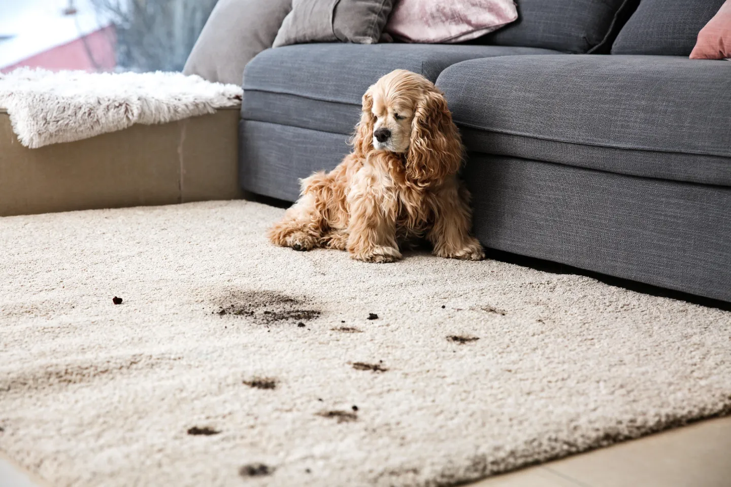 How to get brown stains out of carpet